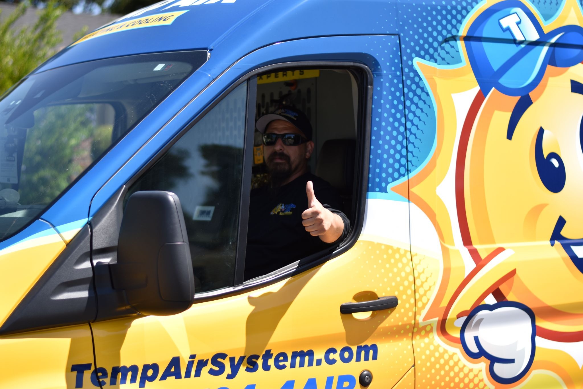 crew in temp air truck